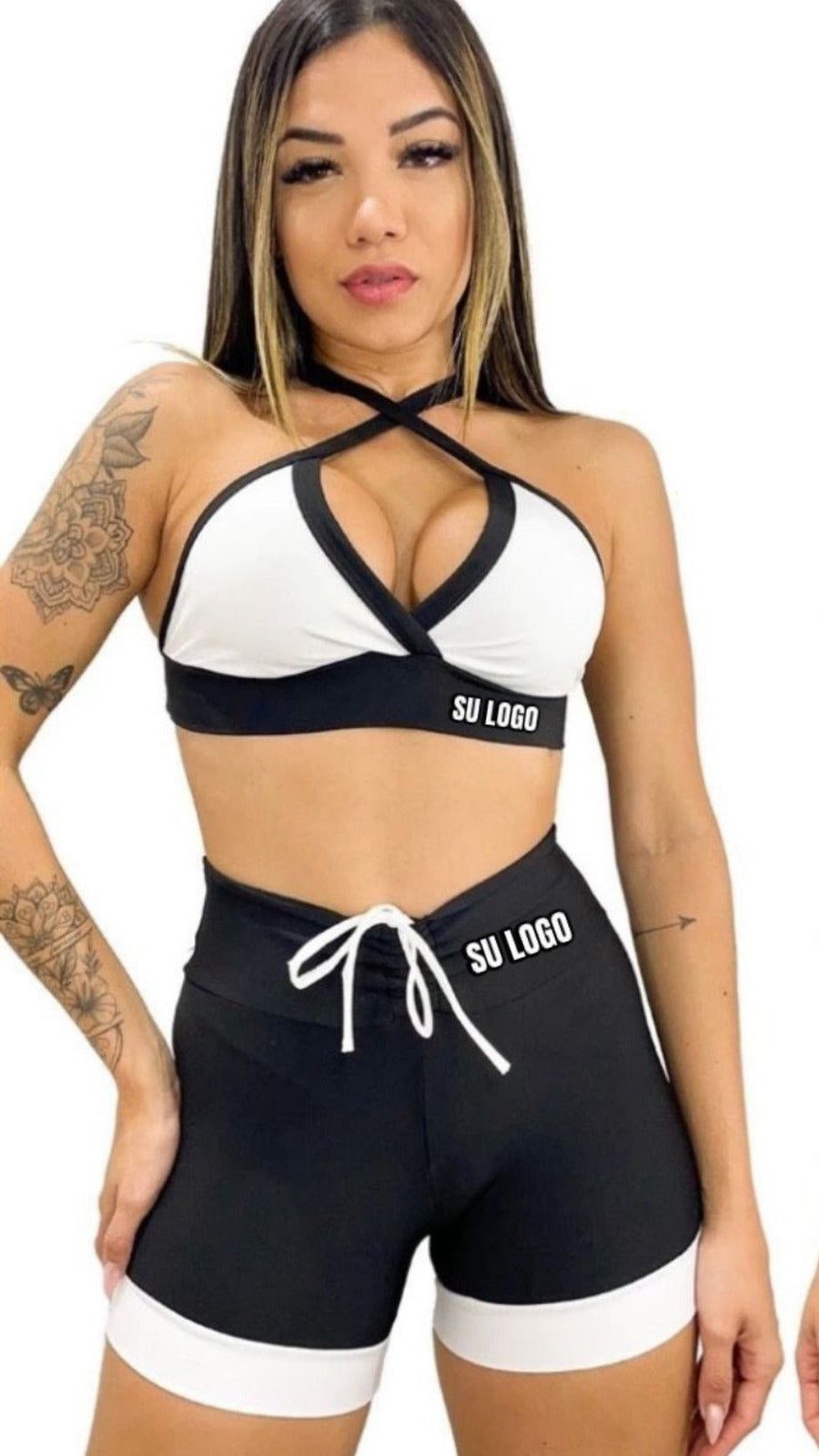 Set deportivo con short corto